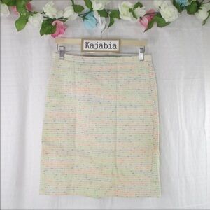 J. CREW Factory Multicolored Thread Lined Pencil Skirt. Size 2